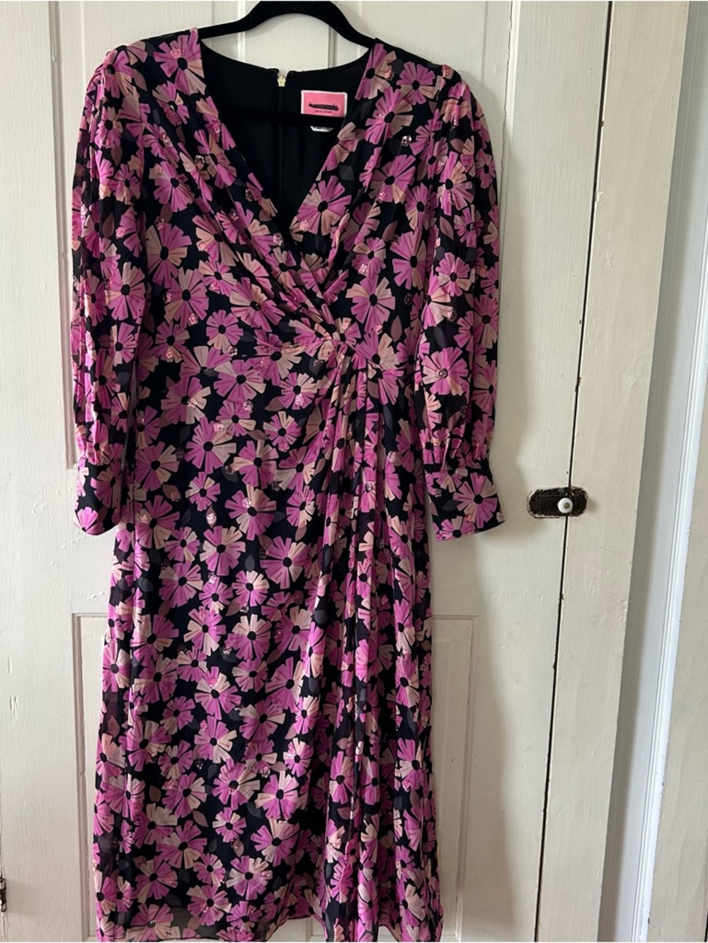 Kate Spade Silk Floral Wrap Dress